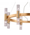 Applique murale Giro 16 ampoules Feuille d'or
