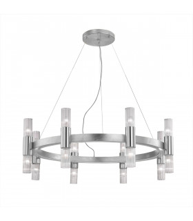 Applique murale Giro 16 ampoules Feuille d'argent
