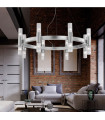 Applique murale Giro 16 ampoules Feuille d'argent