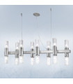 Suspension Giro 16 ampoules Feuille d'or
