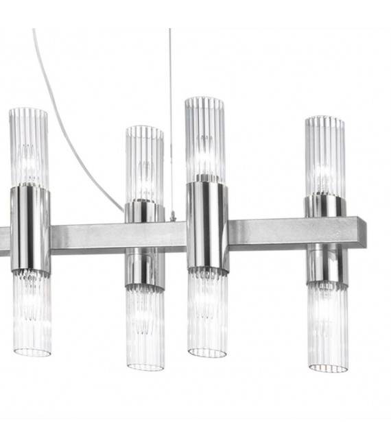 Giro pendant lamp 16 gold leaf bulbs