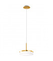 Solis pendant lamp 1 bulb gold leaf