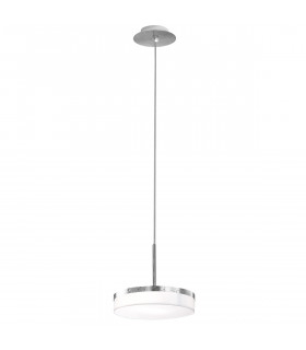 Pendente Solis Foglia Argento 1 Luce