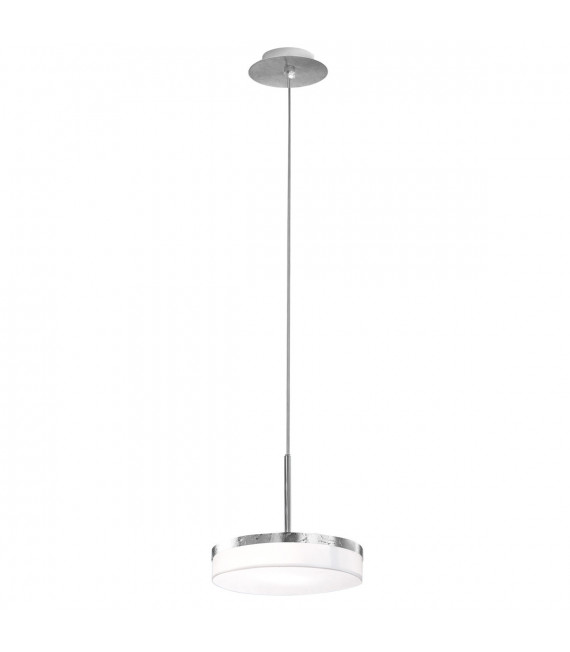 Solis 1-Light Silver Leaf Pendant