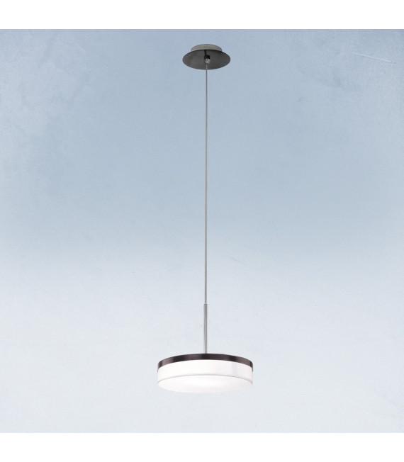 Lampada a sospensione Solis 1 lampadina Marrone spazzolato