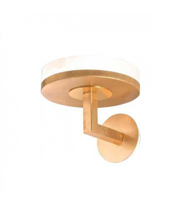 Wandleuchte Solis Blattgold 1 Glühbirne 20cm
