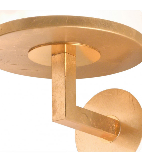 Applique Solis Foglia oro 1 lampadina 20cm