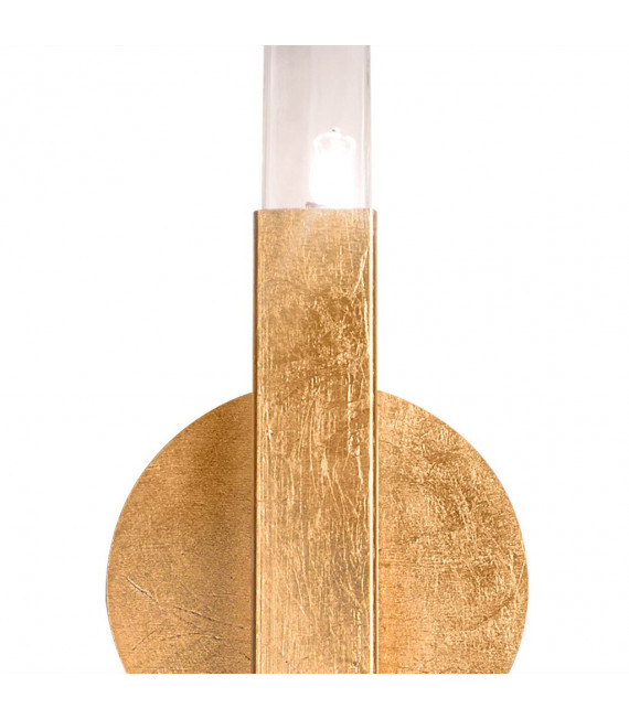Wall light Spigolo Gold leaf 1 bulb 29.5cm
