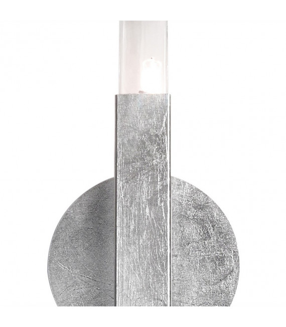 Wall light Spigolo Silver leaf 1 bulb 29.5cm