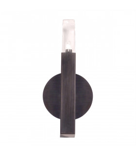 Wall light Spigolo Brushed brown 1 bulb 29.5cm