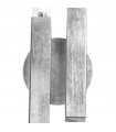 Wall light Spigolo Silver leaf 2 bulbs 32.5cm