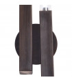 Wall light Spigolo Brushed brown 2 bulbs 32.5cm