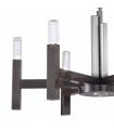 Suspension Spigolo Brun brossé 6 ampoules 61,4cm