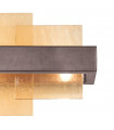 Wall light Rettangolo Brushed brown 2 bulbs 24cm