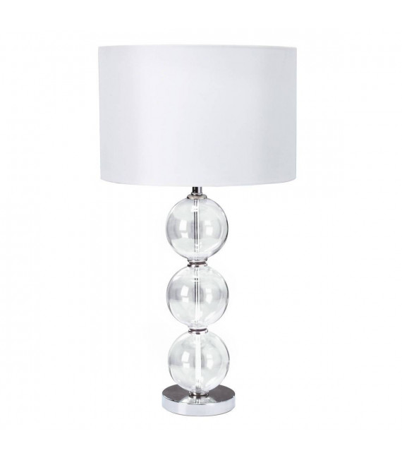 Tischleuchte Table Chrom, Glas 1 Glühbirne 58cm