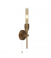 Wall light Tubes Mild Steel Bronze 1 bulb 24cm