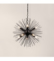 Suspension Sputnik Acier doux Noir mat 10 ampoules 56cm