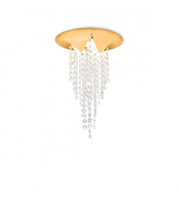 Design cast iron ceiling light 1 bulb Gold