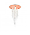 Plafonnier Design Fonte 1 ampoule Cuivre