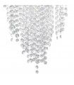 Plafonnier Design Fonte 4 ampoules Mat blanc