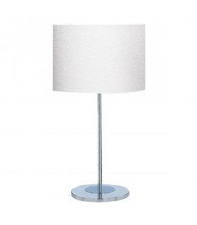 Lampe de table Carter Chrome 1 ampoule 62cm