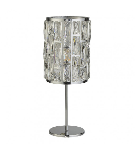 Jewel Design Lamp Mild Steel Chrome 1 bulb 47cm