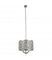 Bijou pendant light Mild steel Chrome 5 bulbs 37cm