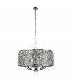 Bijou pendant light Mild steel Chrome 8 bulbs 38cm