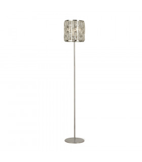Jewel Design Lampe Mild Steel Chrom 1 Glühbirne 155cm