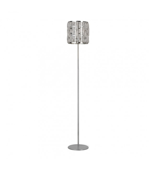 Lampada Jewel Design Mild Steel Chrome 1 lampadina 155cm
