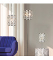 Lampe Design Bijou Acier doux Chrome 1 ampoule 155cm
