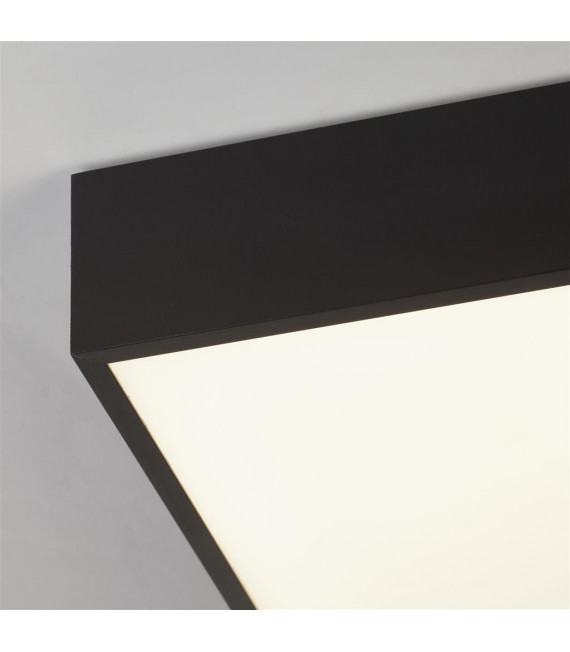 Bathroom ceiling light Zeus Aluminium, white plastic, white opal, Black