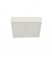 Plafonnier salle de bains Zeus Aluminium,plastique blanc,opale blanc,sable blanc