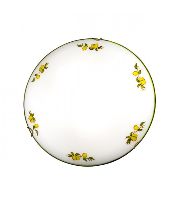 Plafonnier Nonna 2 ampoules Laiton antique