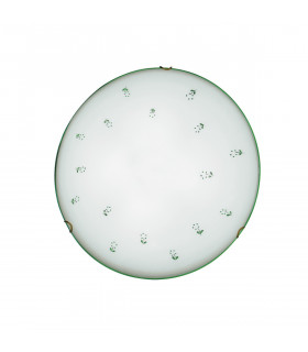 Deckenleuchte Nonna Messing Antik 2 flammig 9cm