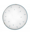 Glass ceiling light Moon Antique brass 3 bulbs 9cm