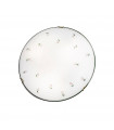 Glass ceiling light Moon Antique brass 3 bulbs 9cm