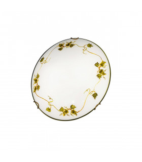 Plafonnier Nonna 1 ampoule Laiton antique