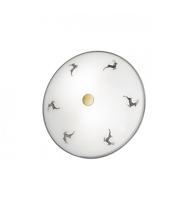 Deckenleuchte Nonna Messing Antik 2 flammig 7cm