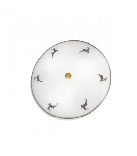 Deckenleuchte Nonna Messing Antik 3 flammig 7cm
