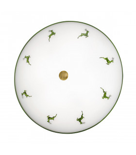 Plafonnier Nonna Laiton antique 1 ampoule 8cm