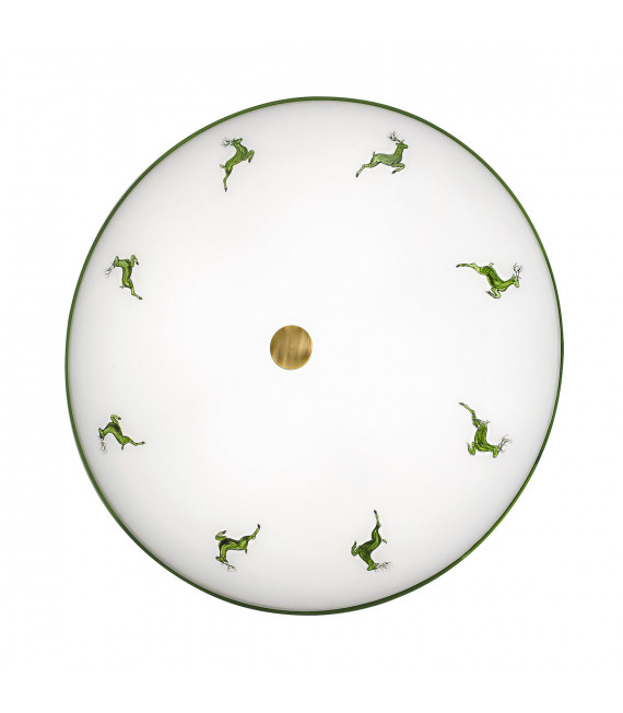 Plafoniera Nonna Ottone antico 1 lampadina 8cm