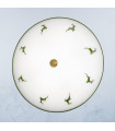 Plafonnier Nonna Laiton antique 1 ampoule 8cm