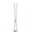 Tripod Floor Lamp Aluminum Satin Nickel 3 bulbs 165cm