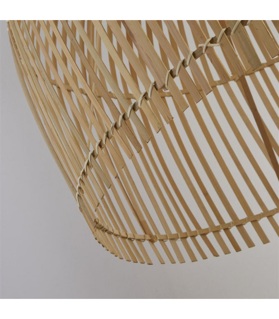 Pendente Bali Acciaio, bambù naturale 1 lampadina 50cm