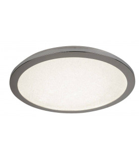 Badezimmer-Deckenleuchte aus verchromtem Kunststoff, 1 Glühbirne, 2,5 cm