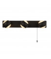Applique de salle de bains Flare 3 ampoules Acier doux blanc,opale blanc,Noir
