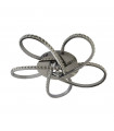 Daisy Integrated LED Ceiling Light Glass, Aluminum, Mild Steel Chrome, Grey, Clear
