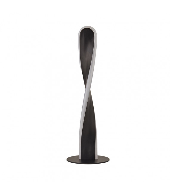 Integrierte LED-Lampe Paddle Aluminium Mattschwarz 1 Birne 35,5cm