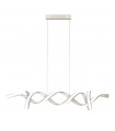 Music integrated LED ceiling light Acrylic, aluminium, mild steel Silver, white 23 Cm